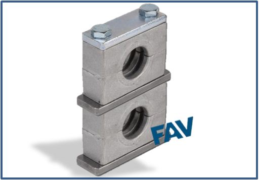 Aluminium Double Layer Tube Clamps