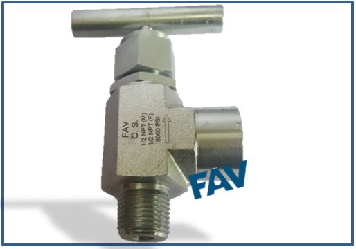 CS Angle Needle Valve 10000 psi