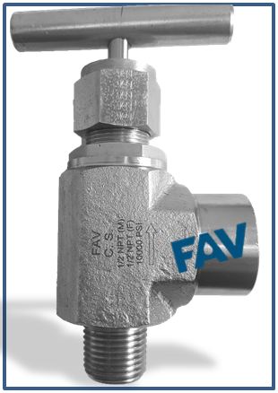 Angle Needle Valve 10000 psi