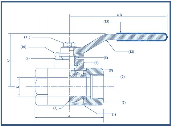 Ball Valves Female X Female Instrument Ball Valve