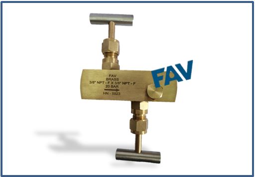 Brass Block and Bleed Valve NPTF