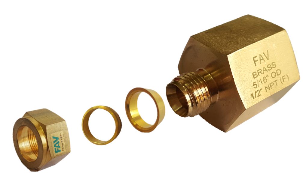 Brass Female connector..