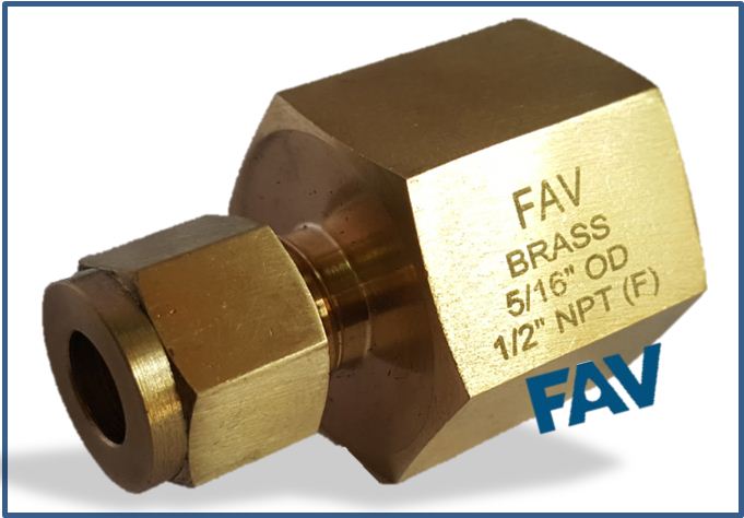 Brass Female Connector