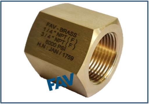 Brass Hex Coupling