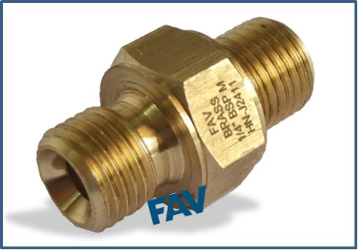 Brass Nipple NPTM