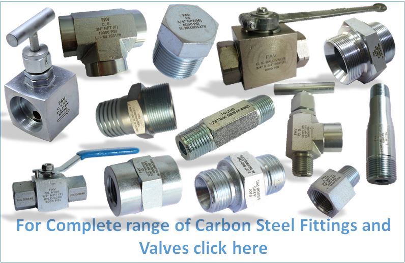 Carbon Steel A105 Needle Valve, Ball Valve, Check Valve.