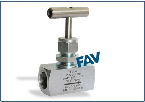 CS A105 Needle Valve NPT Female x SW