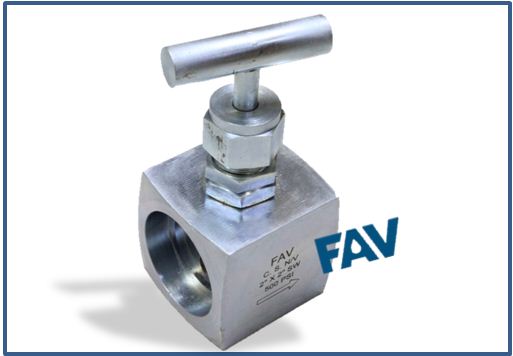 Stainless Steel Needle Valve Socket Weld Connection, Barstock Body