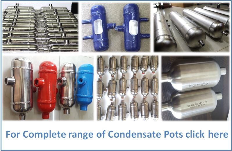 Condensate Pot Drawing and Installation