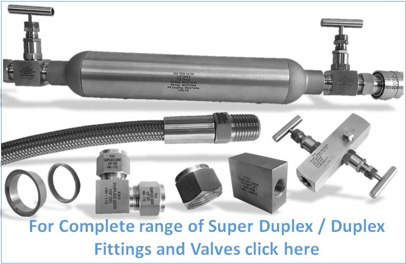 Duplex Tube Fittings