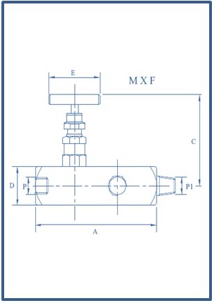 GAUGE ROOT VALVE-STANDARD LENGTH 6000 psi and 10000psi