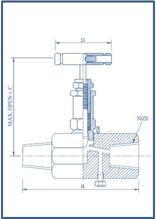 Needle Valve with Drain Plug