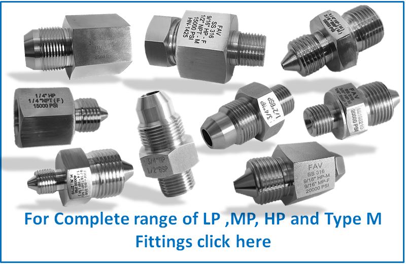 High Pressure Adapters