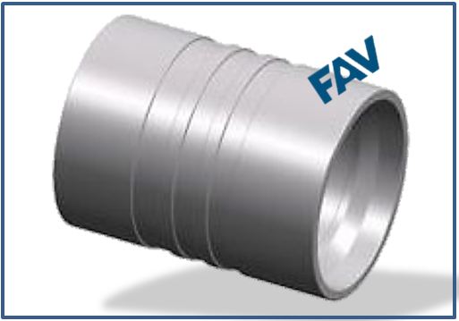 HOSE FERRULE-HOSE CAP FOR CRIMPING - INTERLOCK FERRULE FOR SAE 100R13-R15,4SH-12-16 HOSE