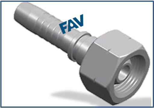 Hose Fitting (BSP Female Multiseal) - BSP FEMALE MULTISEAL