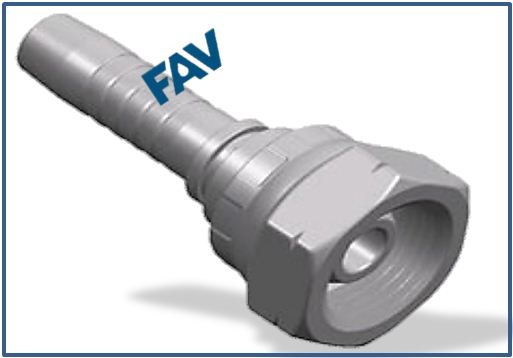 Hose Fitting (BSP Thread 60° Cone Fitting) - BSP FEMALE 60°CONE