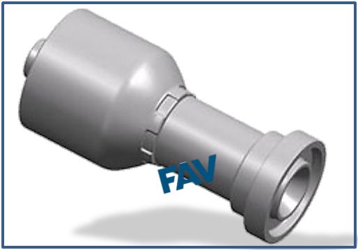 Hose Fitting (SAE Flange Heavy Series) - SAE FLANGE 6000 PSI