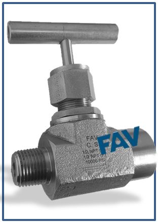 Needle Valve 10000 psi,Forged Type, Male X Female