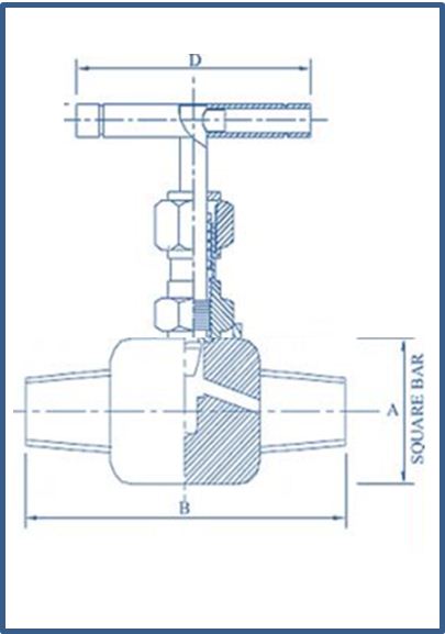 Needle Valve Male X Male 10000 psi