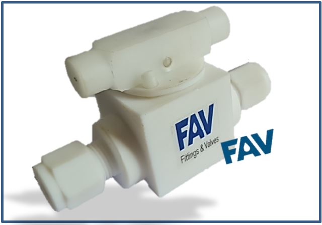 PTFE Ball Valve 2 way