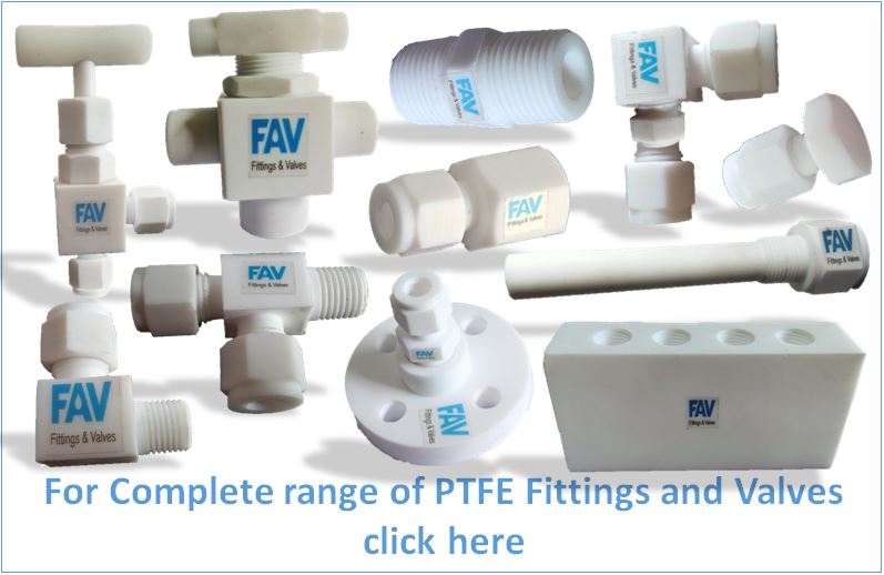 PTFE Thermowells- Straight and Flanged