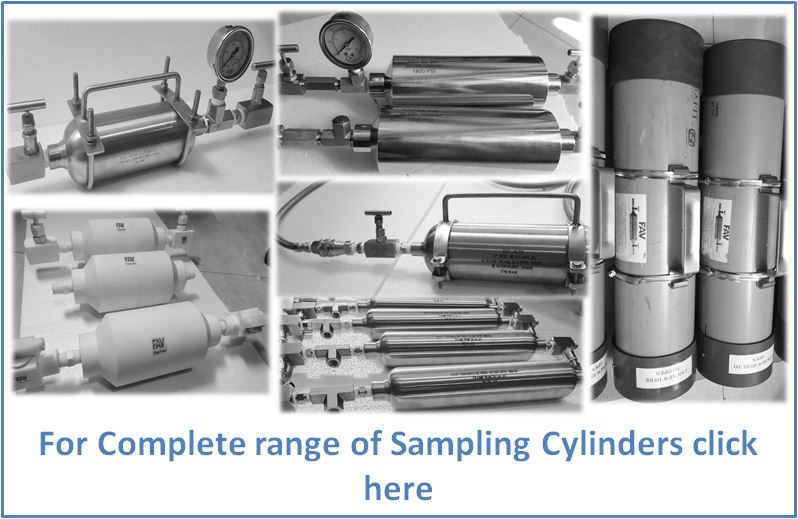 Stainless Steel Sampling Cylinder