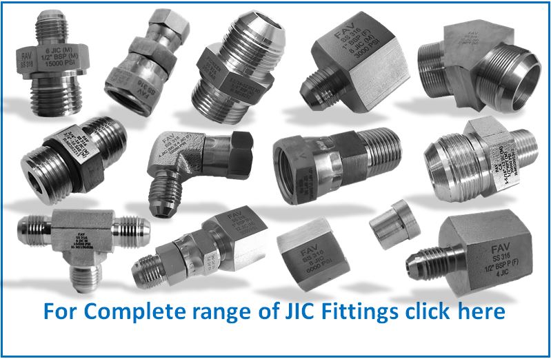 Stainless Steel JIC Fittings and Adpter