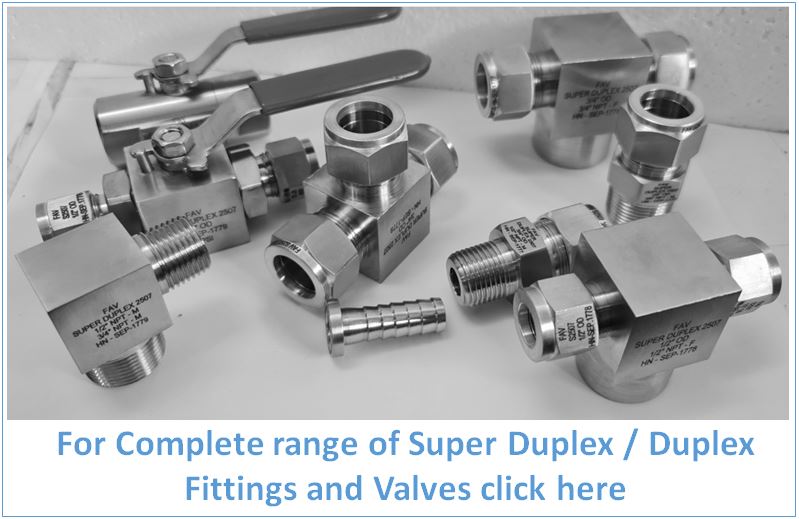 SD S32760 Fittings and Valves