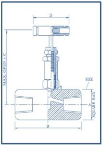 Duplex Needle Valve female