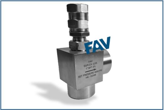 Super Duplex Pressure Relief Valve