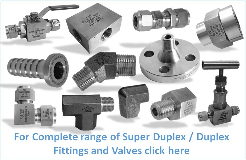 Super Duplex S32760 Fittings and Valves