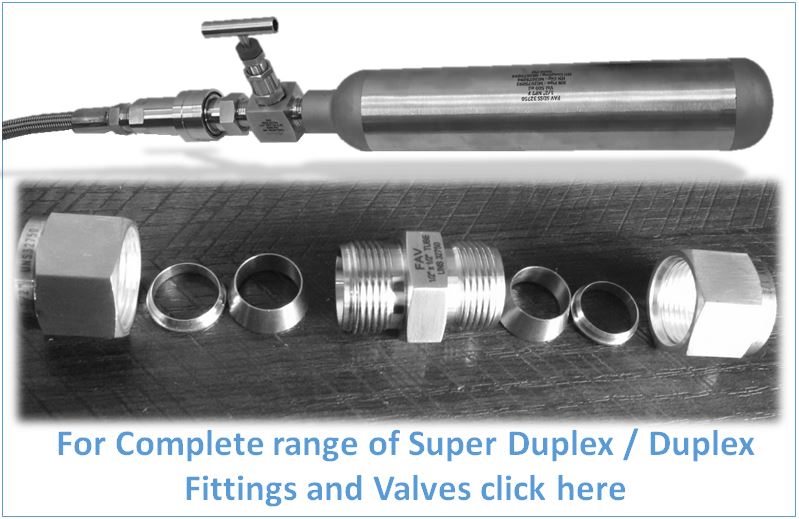 SD UNS32750 Fittings and Valves