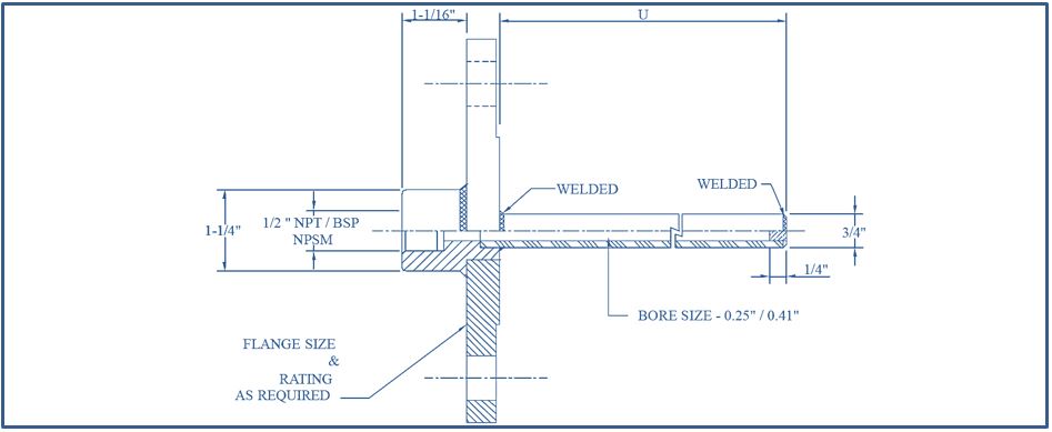 Flanged Thermowell