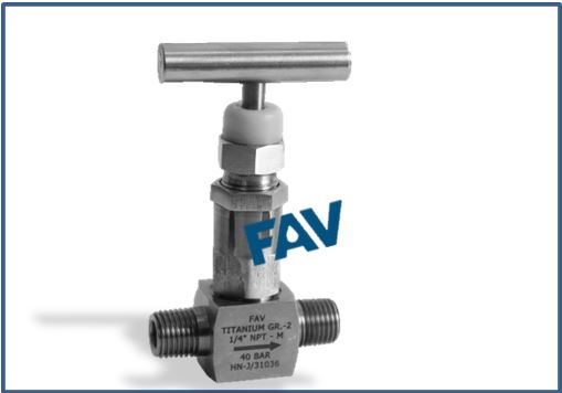 Titanium Needle Valve Male